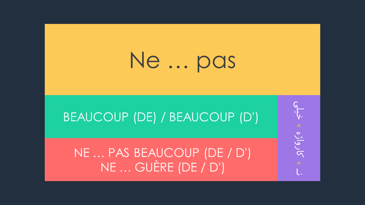 منفی کردن جملات در زبان فرانسه