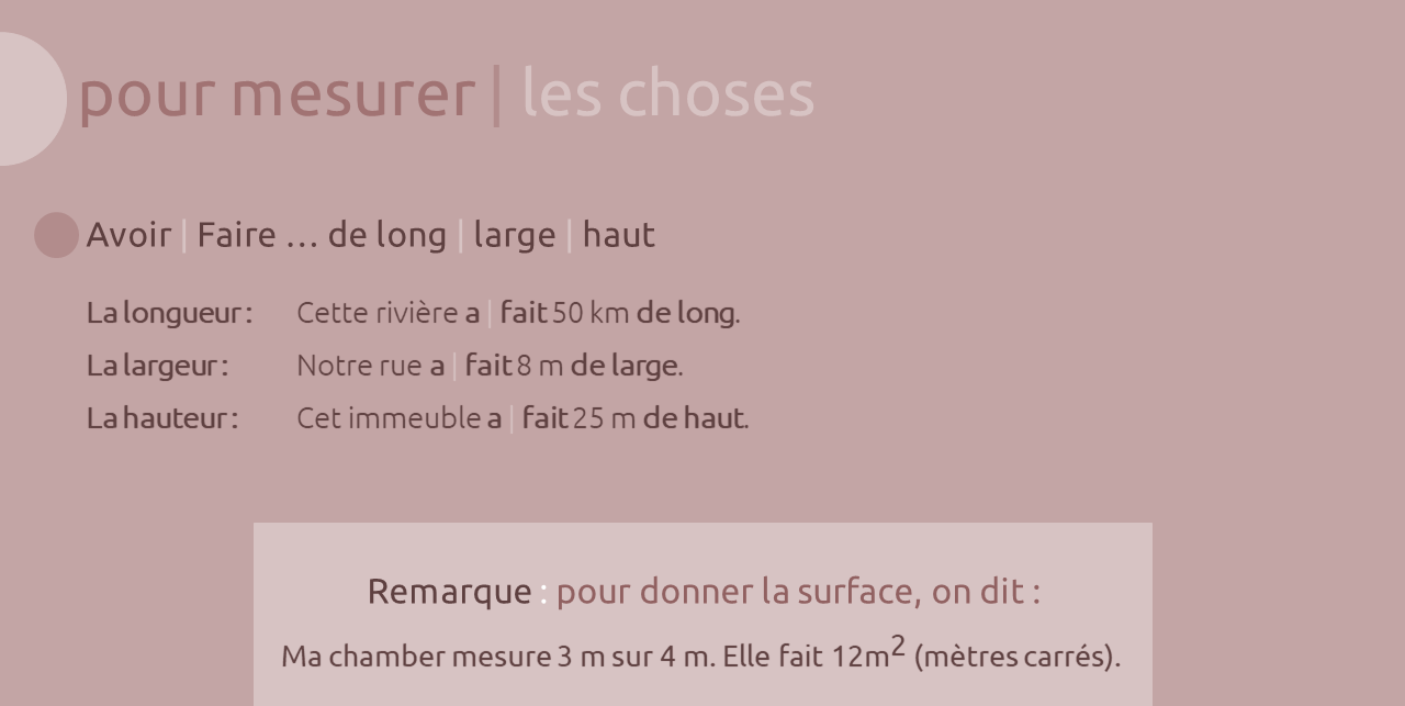 شمارش و اندازه در زبان فرانسه